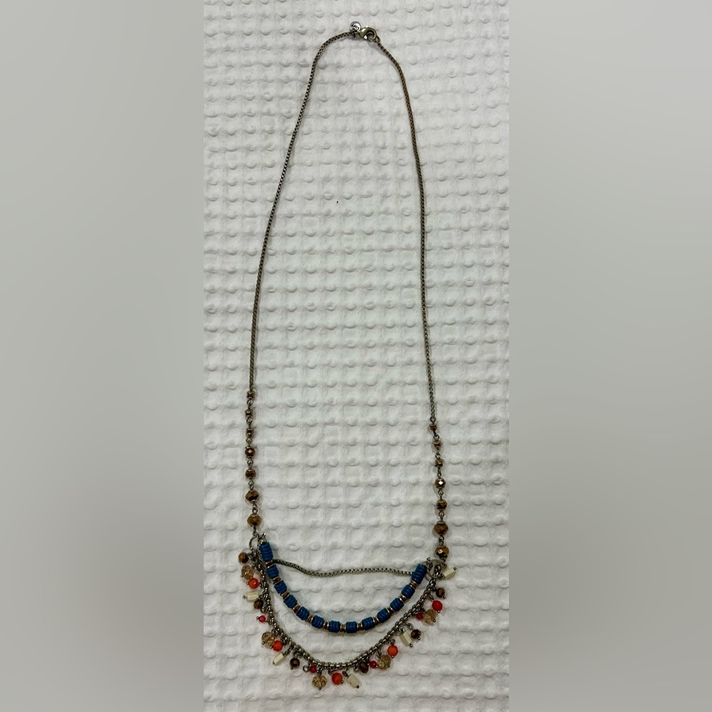 Elegant Gold Beaded Necklace